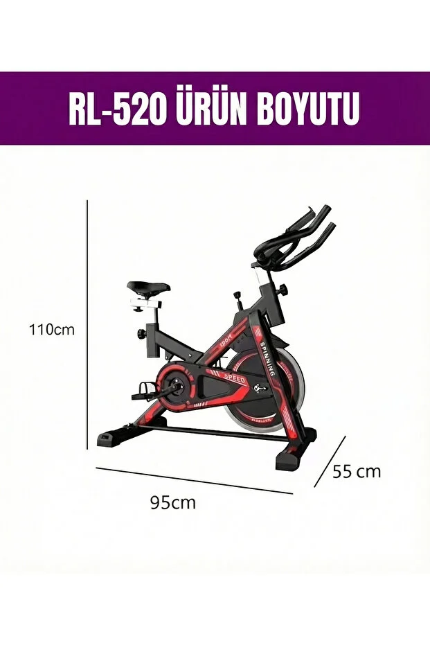 Exclusive Kondisyon Bisikleti Spinning Bike Egzersiz Aleti
